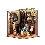 BATTREVO Book Nook kit-Maître de l'Alchimie -DIY 3D Puppenhaus Holz-Puzzle,DIY...