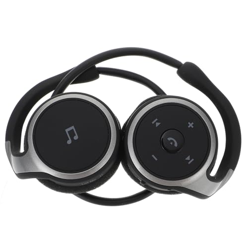 Casque sans fil sport ABOOFAN noir avec crochet d'oreille léger pour course à pied