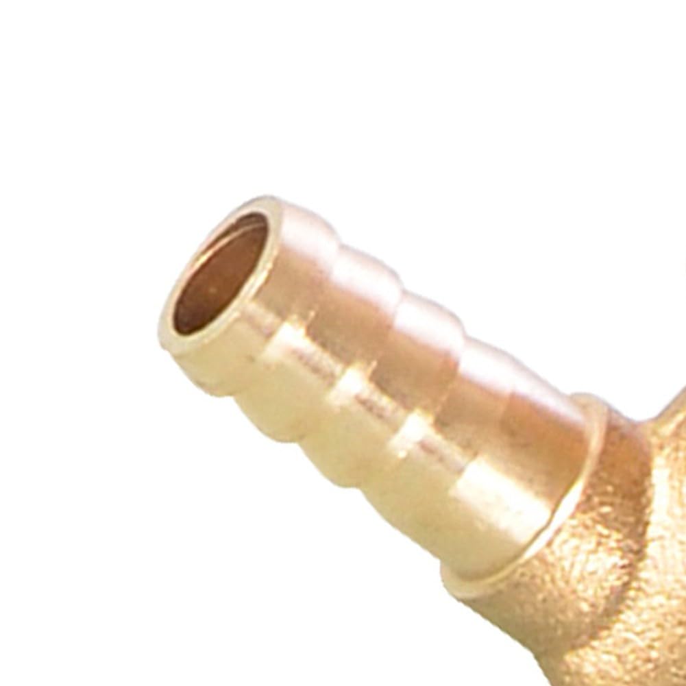 Paquete de 20 accesorios PEX de latón, NPT de 1/2 pulgada x 4 mm, conector de tubo PEX para instalación de fontanería (12 pulgadas x 8 mm)
