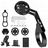 Amazon Techchii Bike Mount for Garmin, Out Front Mount Set Aluminum Alloy Bicycle Extended Handlebar Mount for Garmin Edge Sport Action Camera #ad