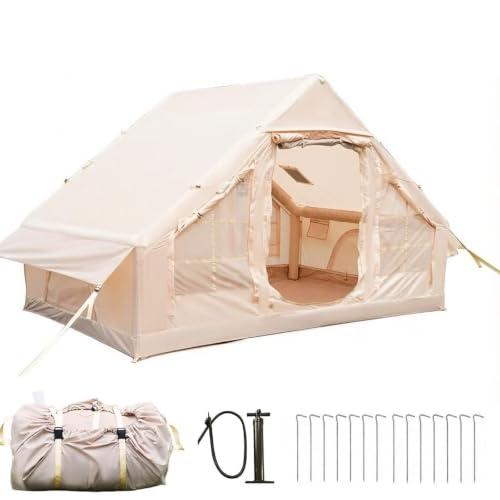 Zerberus Carpa Inflable para Camping Glamping con Bomba para 4-6 Personas