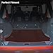 OEDRO Cargo Liner Rear Trunk Floor Mat Fit for 2011-2018 Jeep Wrangler JK Unlimited JKU Without Subwoofer (4 Door Only), All Weather Black Cargo Tray