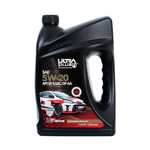 ULTRA 1PLUS SAE 5W-20 Full Synthetic Motor Oil API SP ILSAC GF-6A - 5W20 motor oil, 1 Gallon