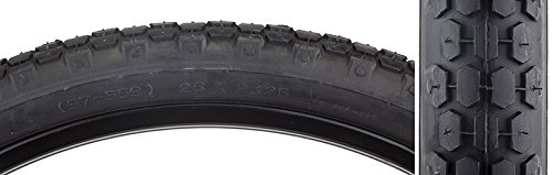 Sunlite Cruiser 80 Oem 26 X 2.125 Wire Bead Bike Tire Street Durable Town Tube Rim Strip Lever Bundle (Black) #TOP1