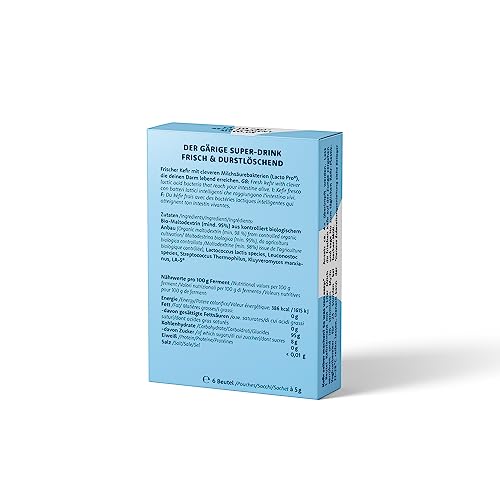 My.Yo Bio Kefirferment Lacto Pro – 6x5 g – Starterkulturen für 30 L selbstgemachten Kefir – ohne Pilz – DE-ÖKO-013 zertifiziert