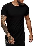 QUALITÄT: Dein neues Lieblingsteil. Dieses coole Herren T-Shirt zeigt, dass ein Shirt nicht gleich ein Shirt ist. Das Feinstrick Material ist hautfreundlich. Ein cooles, modernes und lässige Oberteil mit stylischem Print.
