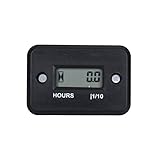 Qwertfeet induktive Stundenzaehler Fuer Fahrrad-Motorrad ATV Snowmobile Boat Ski Dirt Gas Engine