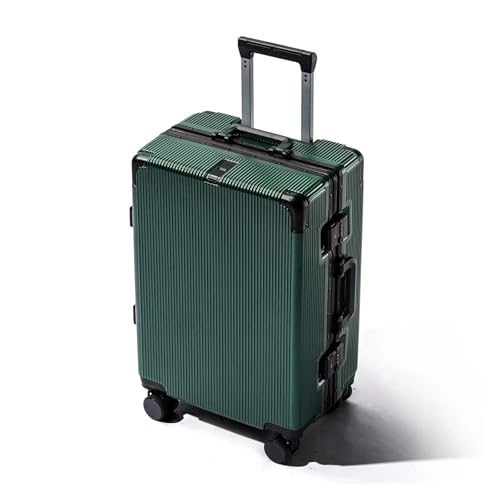 [YUdMFghE] �X�[�c�P�[�Xsuitcase�g���x���o�b�Oluggage 16 "/20"/22"/24"/26"/28" ��e�ʃX�[�c�P�[�X���[�����O�ו����s�A���~�t���[���P�[�X�z�C�[�������g�����[�o�b�O(Dark green,24Inches 6