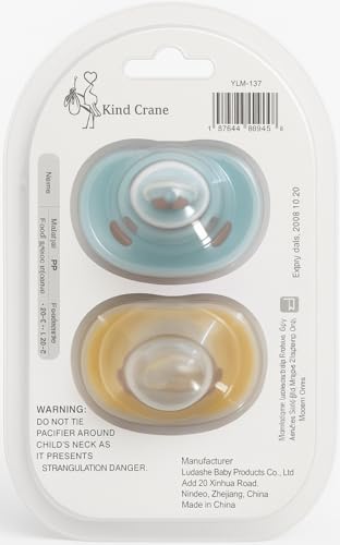 Image of Cartoon Animal Baby Toddler & Children Natural Shaped Orthodontic Pacifier /Binky (Monkey and Bear Variety Pack)