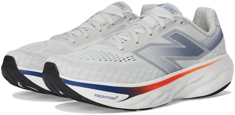 New Balance Fresh Foam X 1080 V14 masculino, Matéria cinza/prata ...