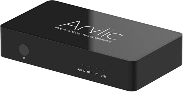 Arylic S10 WiFi & Bluetooth 5.0 preamplifier/Audio Receiver, Wireless multiroom/multizone Home Stereo Music Receiver Circuit Module with AirplaySpotify Connect and Remote Control for DIY Speakers