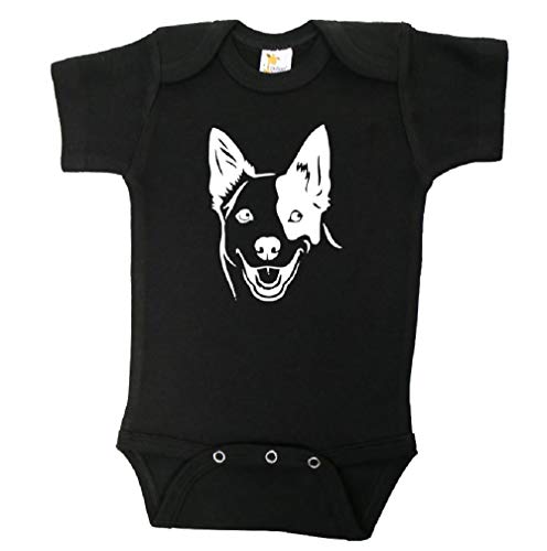 Image of Ebenezer Fire Australian Cattle Dog Baby Onesie/Blue Heeler/Cute Newborn Outfit