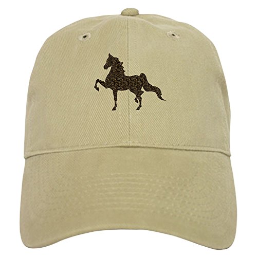 CafePress American Saddlebred Leopard Baseball Cap with Adjustable Closure, Unique Printed Baseball Hat Khaki