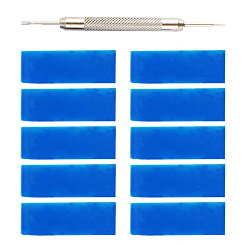 UKCOCO 11Pcs Silicone Watch Loops Watch Pulseira Watch Band Loops Watch Tool Kit with Watch Spring B