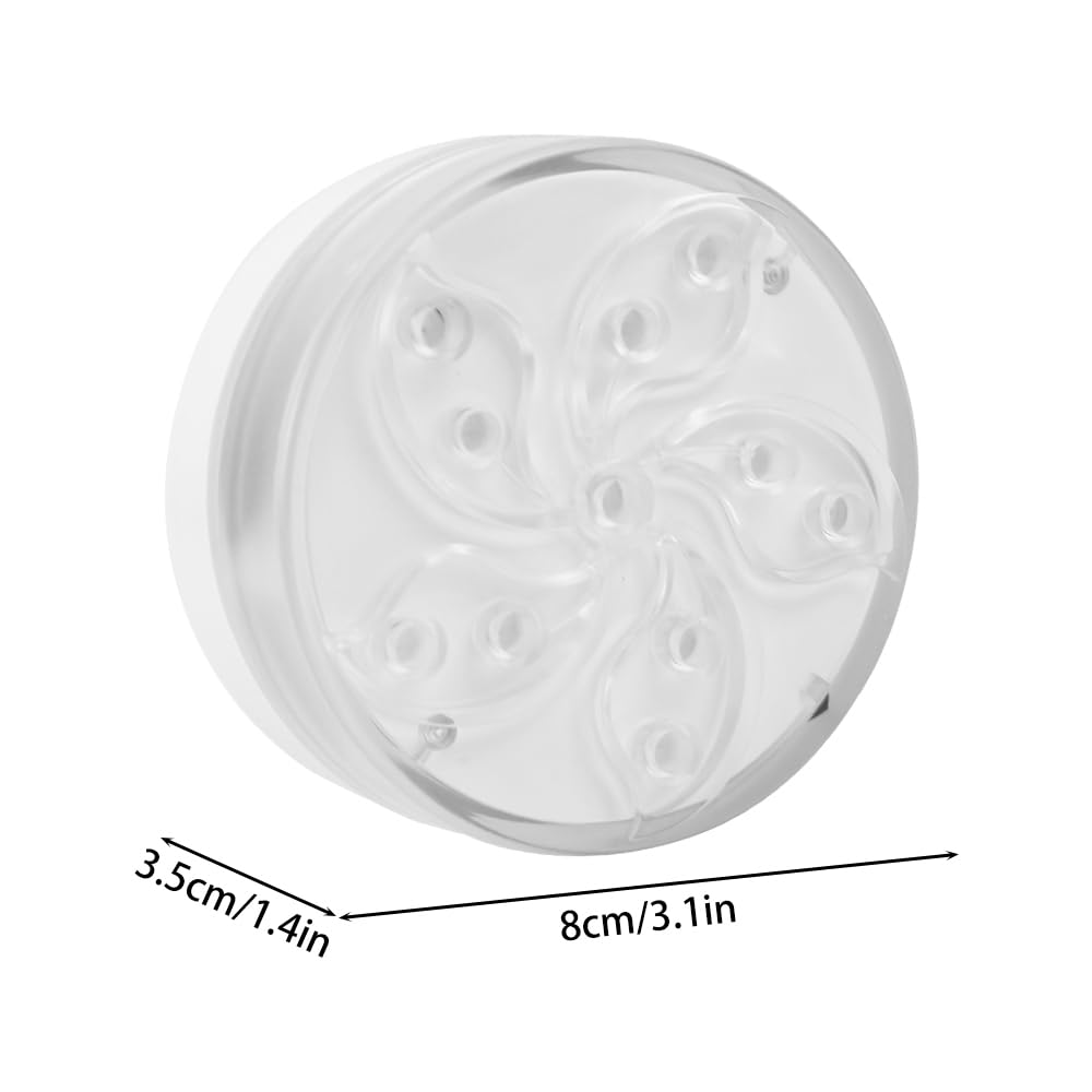 MiOYOOW Set di 2 Luci a LED per Barca, Illuminazione Interna Marina, Impermeabile, 16 Colori e 4 Modalità, Luce Cortesia con Base Magnetica per Pesca a Vela Kayak (non inclusa la batteria)