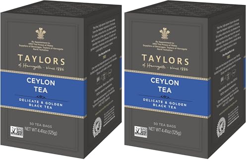 Image of Taylors of Harrogate Pure Ceylon, 50 Teabags (Pack of 2)