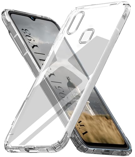 Image of Jkobi Plastic Back Cover Case for Vivo Y95 | Vivo Y93 | Vivo Y91(Hard Crystal Clear | Shockproof Bumpers | Transparent)