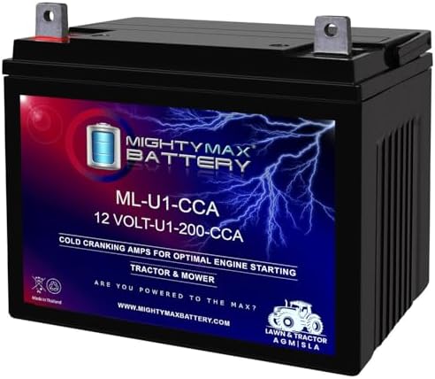 Mighty Max Battery ML-U1 12V 200CCA Battery for White Outdoor 800...