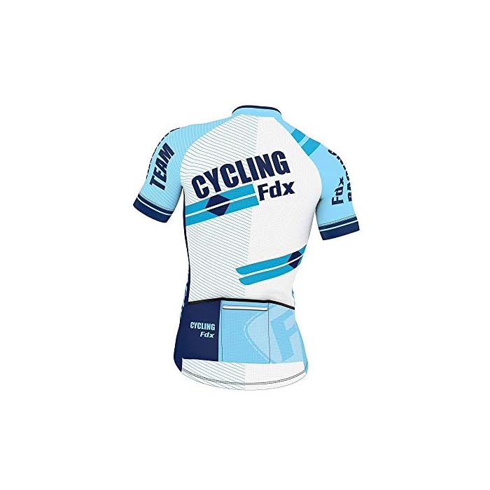FDX Mens Pro Cycling Jersey Half Sleeve Bike Team Racing Top - Image 4