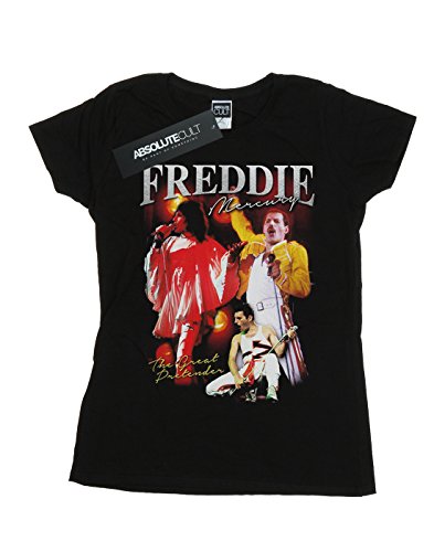 Absolute Cult Queen Femme Freddie Mercury Homage T-Shirt - Les Beatles, Paul McCartney, John Lennon, RIngo Starr, George Harrison Absolute Cult Queen Femme Freddie Mercury Homage T-Shirt – Image 3