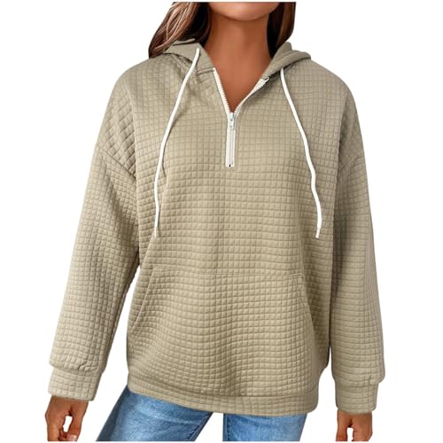 Cardigan surdimensionné - Sweat à capuche - Veste pour Femme - Pull à capuche - T-shirt - Couleur uâ€¦ – Vignette