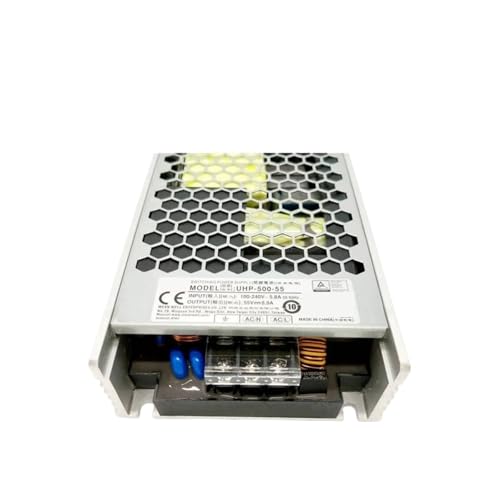 Alimentation à découpage UHP-500-55 500W délivrant un courant stable de 55V sans ventilation