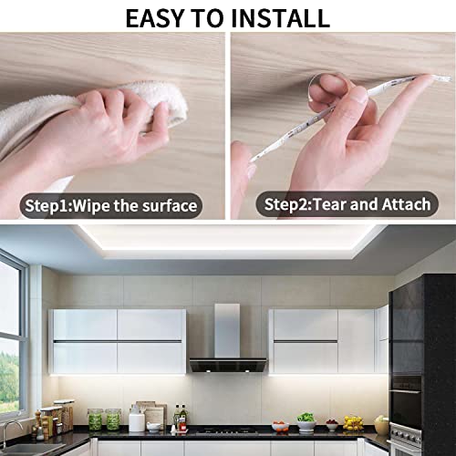 Jesled White Led Strip Lights, 32.8Ft/10M Dimmable 6500K Super Bright Daylight Led Tape Light, 24V 600 Leds Ambient Rope Lighting For Bedroom, Kitchen, Mirror, Tv, Cabinet, Stair, Home Decoration #TOP5