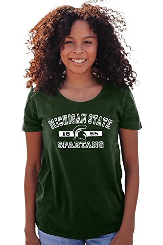 Michigan State Spartans Women's T-Shirt Athletic Team Color, Large