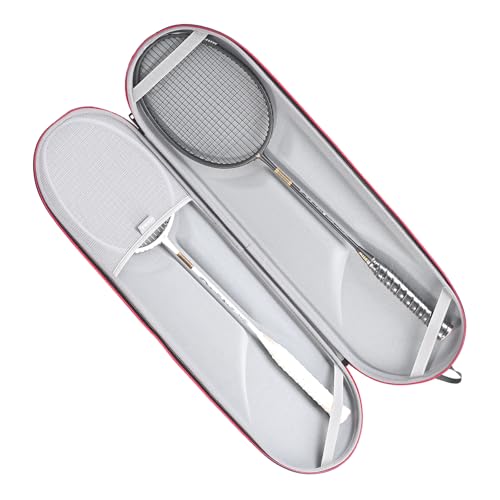 RLSOCO Badmintonschläger Tasche für YONEX/Talbot Torro/Victor/Carlton/Kawasaki/Wilson Badmintonschläger - Passend für 2 Schläger,Badminton Bälle und mehr (Nur Tasche) RLSOCO Badmintonschläger Tasche für YONEX/Talbot Torro/Victor/Carlton/Kawasaki/Wilson Badmintonschläger - Passend für 2 Schläger,Badminton Bälle und mehr (Nur Tasche)