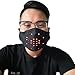 ZSGG Masque de Contrôle Vocal Intelligent Rechargeable Lumineux LED 5 Modes Démission de Lumière pour Le Cosplay Du Festival de Musique de Fête