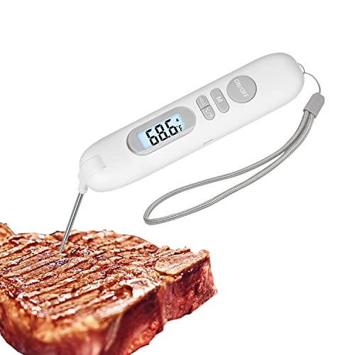 Kameishi One-Second Instant Read Meat Thermometer, Professional Ambidextrous Kitchen Thermometer With High-Precision And Calibratable, Cooking Thermometer For Oil Deep Fry Smoker Bbq Grill #TOP24