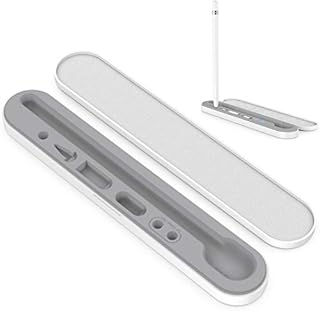 AHASTYLE Portable iPencil Holder Carrying Case for Apple Pencil 2nd Generation Accessories Hard-Shell Storage Box Compatible with Apple Pencil 1st/2nd Gen (White)
