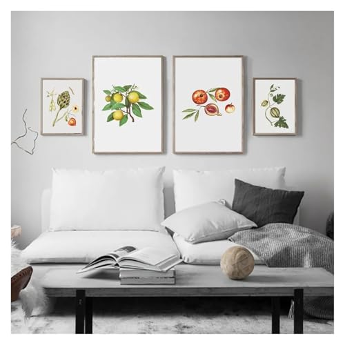 Lienzo de limón y granada con impresión de alta definición para una decoración moderna de casa 2