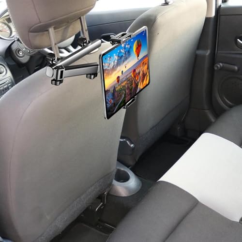 Soporte telescópico para tablet para vehículo y teléfono ajustable plegable 3