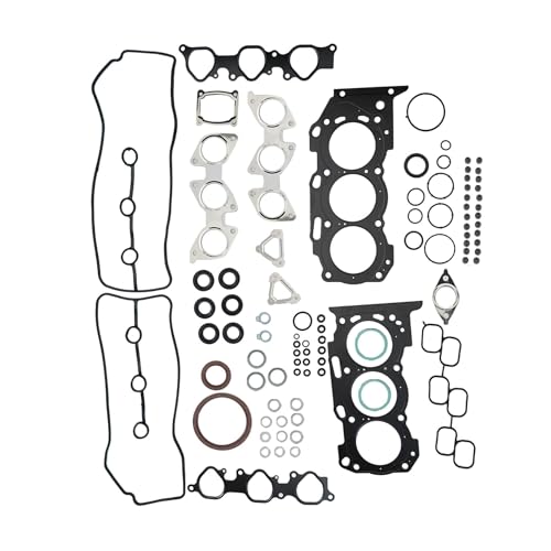 Image of GXARTS Engine MLS Cylinder Head Gasket Set HS26290PT Compatible with Toyota Tacoma 4Runner FJ Cruiser Tundra 4.0L DOHC 1GRFE 2003-2011 HGS969 HS26330PT HS54462