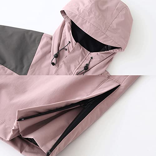 EGSHFRB Jaqueta feminina de esqui para uso ao ar livre, jaqueta de snowboard, impermeável, respiráve