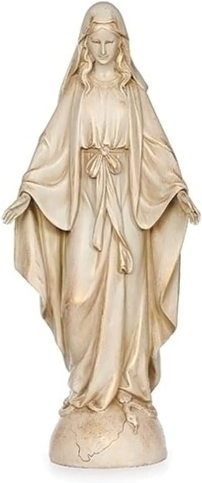 Joseph's Studio by Roman – 13.75" Our Lady of Grace Figurine, Renaissance Collection, Religious Home Décor Statue