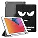 Produktbild Fintie Hülle für iPad 8. Generation (2020) / 7. Gen (2019) 10.2 Zoll mit Pencil Halter, Ultradünn Leichte Schutzhülle mit transparenter Rückseite Abdeckung mit Auto Schlaf/Weck, Don't Touch
