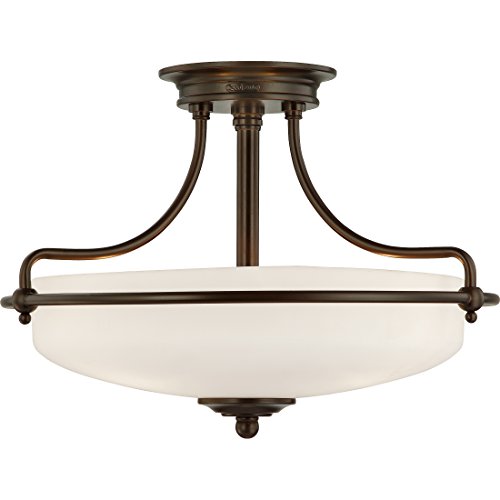 Quoizel Griffin 17" Semi-Flush Mount Ceiling Light,