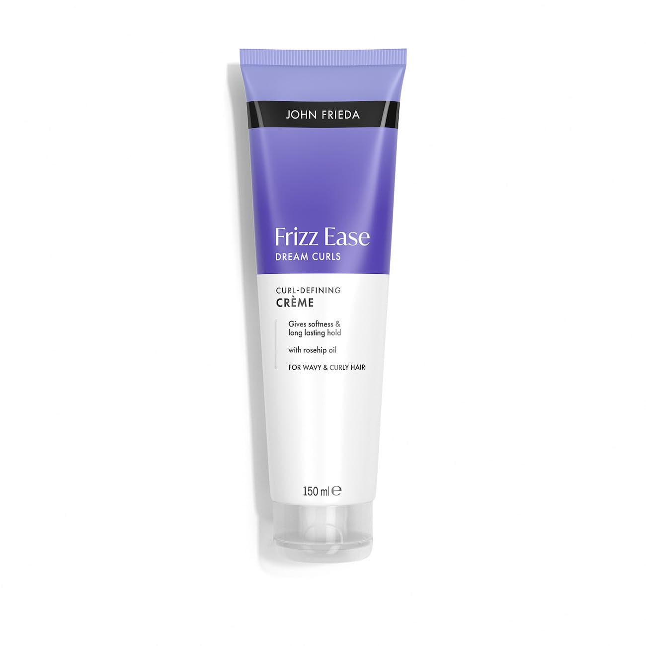 John Frieda Frizz Ease Dream Curls Curl Defining Crème 150ml. Curl Creme for Curly Hair Routine, Tame Frizz Control and Soft Defined Shape