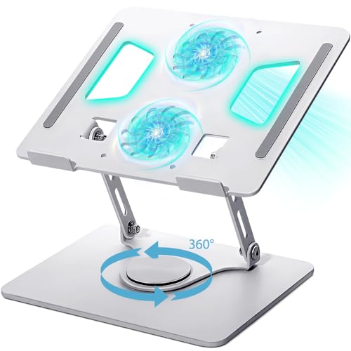 Suporte para Notebook e Tablet de Mesa Com Rotação - Base e Apoio...