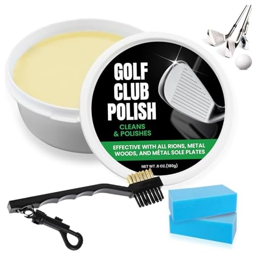 FINGER TEN Golf Club Cleaner Scratch Remover with Golf Brush Cleaning Tools for Golf Clubs and Golf Shoes Value Set, Golf Club Bag Accessories Grip Cleaner Keeps (Golf Club Cleaner with Brush)