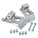 6372MP-SM Engine Sheet Metal Mounts Brackets Kit with Mounting Bolts Compatible with Chevy C10 | GMC Truck-Designed for LS V8 Engines 1963-1972 (Exclusively with Small Block Models)