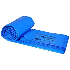 V.K. Sarvottam India Top HDPE Tarpaulin Tirpal (Blue,15.4 x 16.4 Ft)