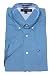 Tommy Hilfiger Mens Classic Fit Short Sleeve Woven Shirt (Medium, Mainsail Blue)