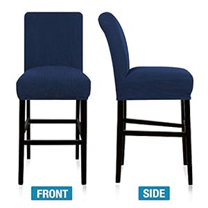 Flamingo P Bar Stool Seat Covers Stool Seat Cover 2 Pack High Stretch Removable Chair Slipcover for Home, Hotel, Wedding, Kitchen, Dining Room, (Navy) Flamingo P Bar Stool Seat Covers Stool Seat Cover 2 Pack High Stretch Removable Chair Slipcover for Home Hotel Wedding Kitchen Dining Room Navy