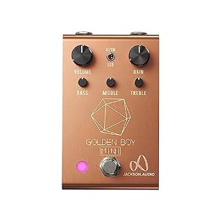 Jackson Audio Golden Boy Mini Rose Gold LTD – Pédale Overdrive - Les Beatles, Paul McCartney, John Lennon, RIngo Starr, George Harrison