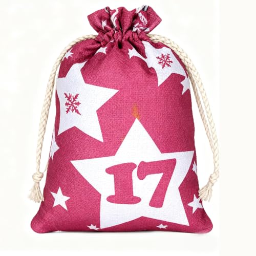 Sacs Pour Calendrier De L Avent 24 Jours Réutilisable Remplissable – vue 7