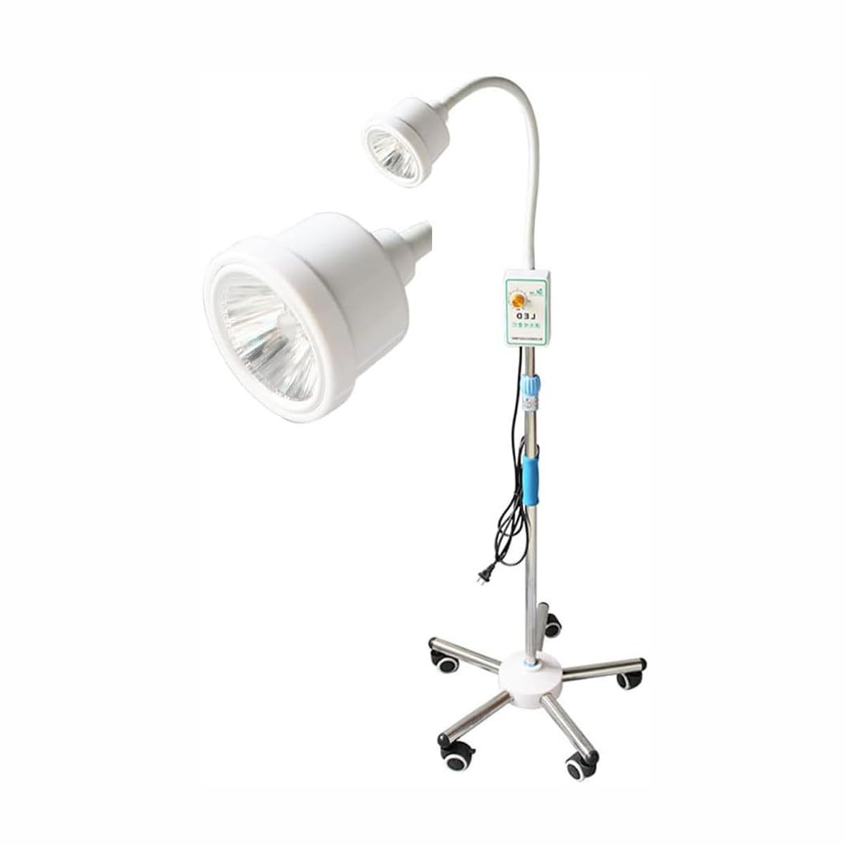SAAKO Lampada per Visita Medica chirurgica Mobile Lampada per Visita Medica a LED Lampada per Animali Domestici per ginecologia, ambulatorio, stomatologia, otorinolaringoiatria