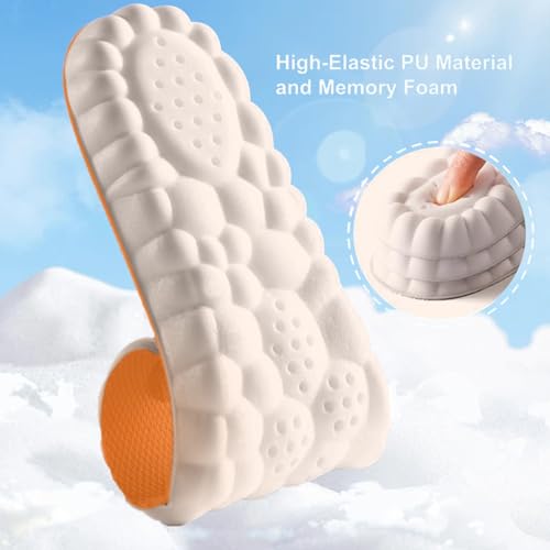 Plantillas de Espuma Memory Foam 4D Naranja 2 Pares miniatura 2